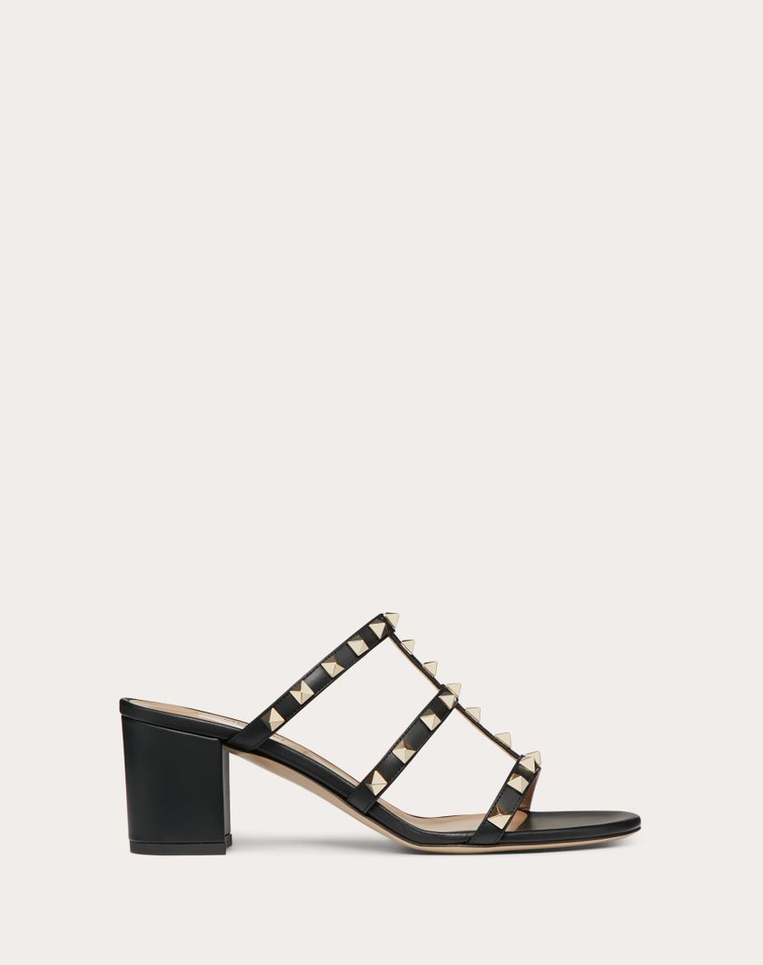 ROCKSTUD CALFSKIN LEATHER SLIDE SANDAL 60 MM - Image 6